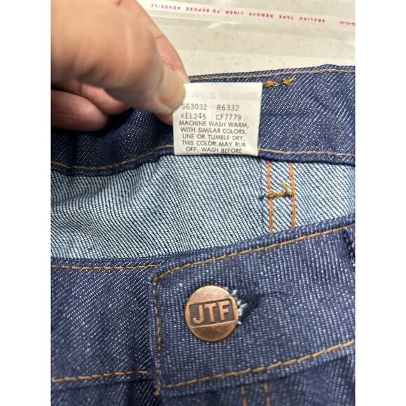 VTG Sears JTF Jeans That Fit High Rise Mom Wide Leg Women's Size 16 (30.5X31) - Picture 10 of 11